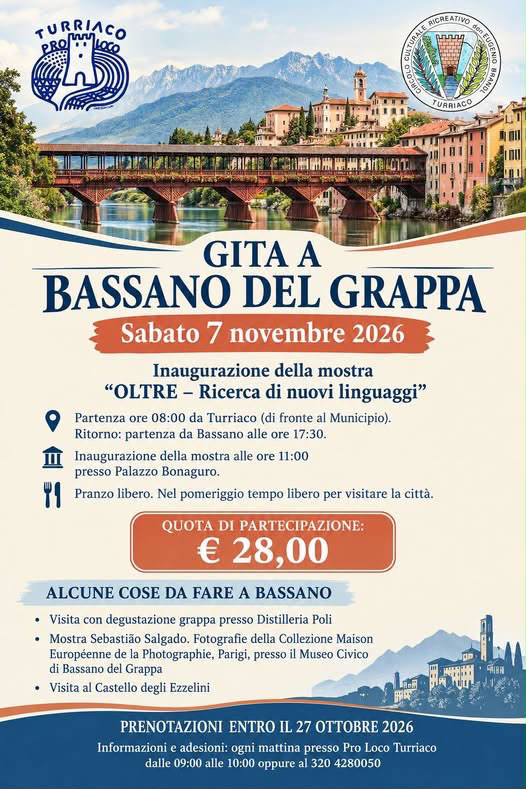 Locandina evento Bassano del Grappa 2026