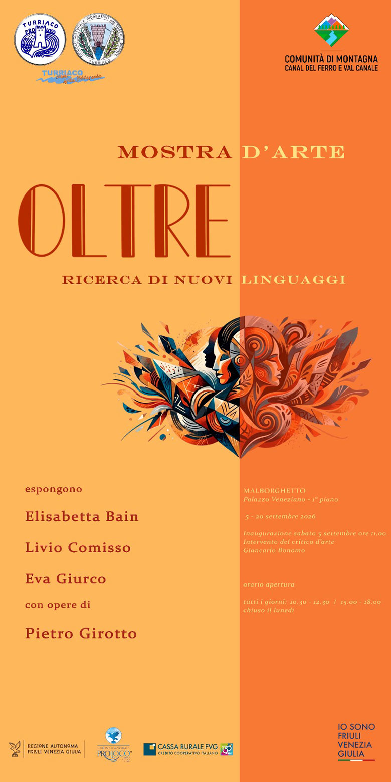 Locandina Mostra Oltre a Malborghetto (UD)